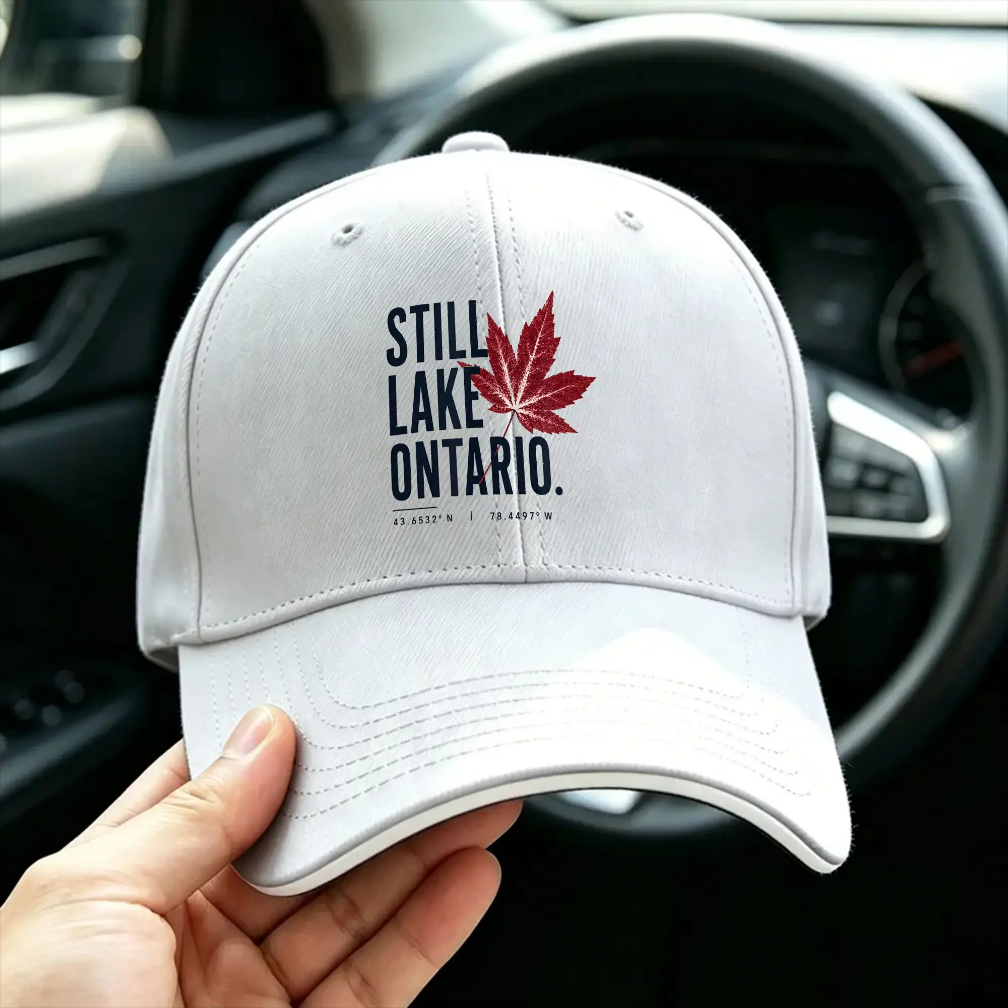 Lake Ontario Canada Casual Baseball Cap Funny Political Running Hippie Trucker Hat Summer  Street Style Baseball Caps
