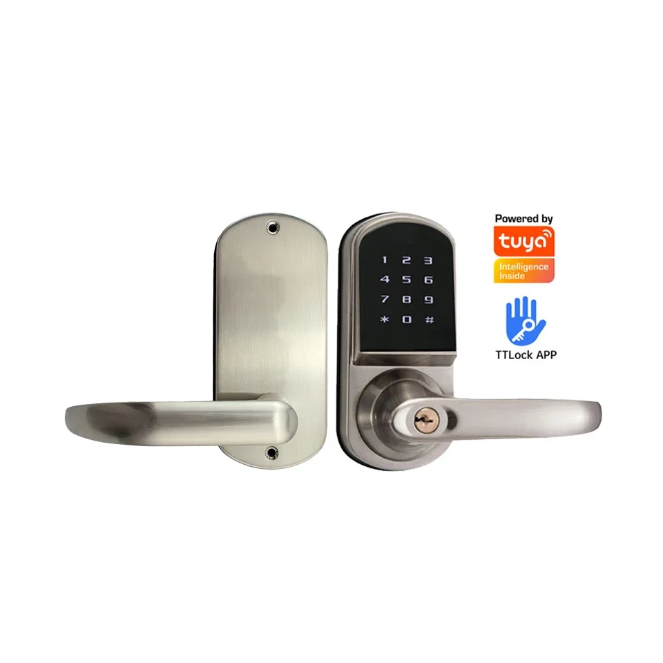 Zinc Alloy Smart Door Lock with TTlock App Touch Keypad Smart Digital Door Lock for Home Apartment Airbnb Project