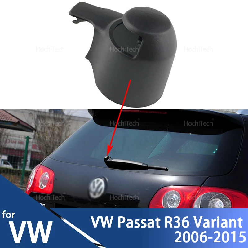 For Volkswagen VW Passat R36 Variant 2006-2015 6Q6955435B Car Accessories Rear Windshield Washer Wiper Arm Nut Cap Cover