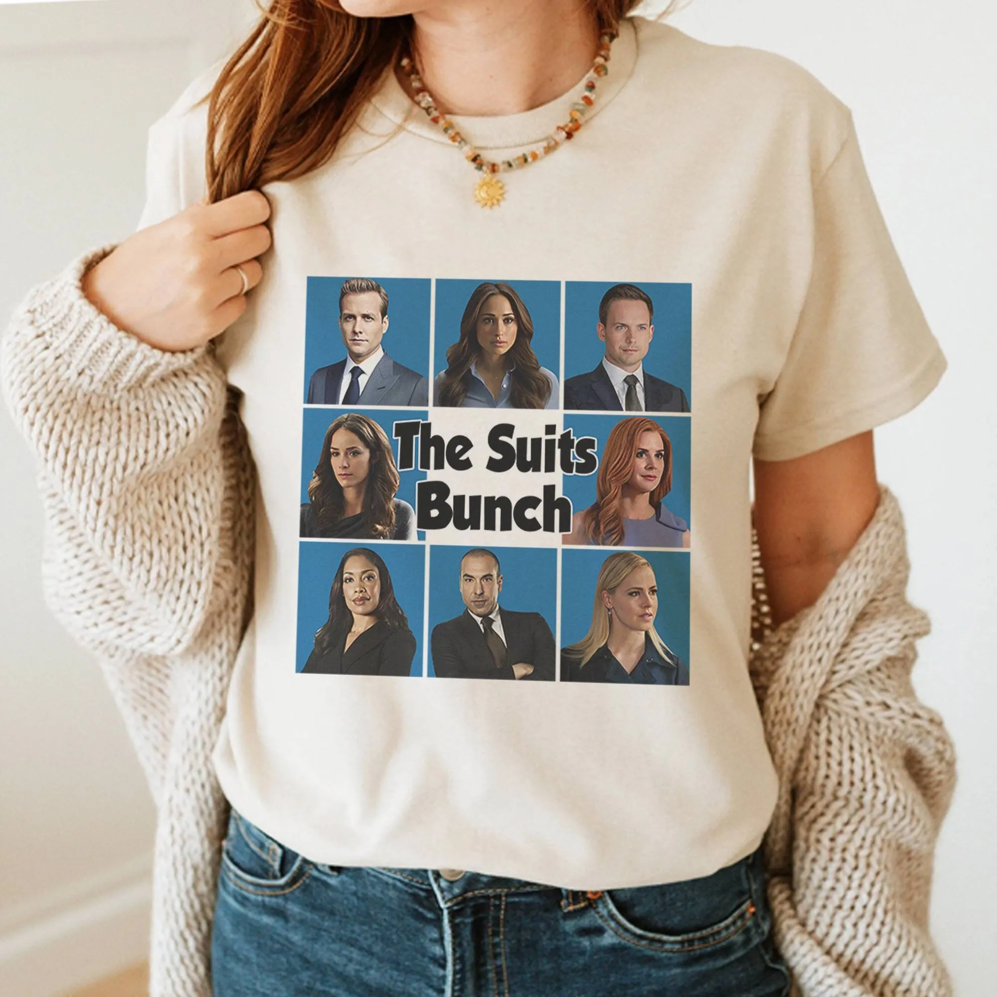 Suits Movie The Brady Bunch T Shirt Vintage Television Show Harvey Specter