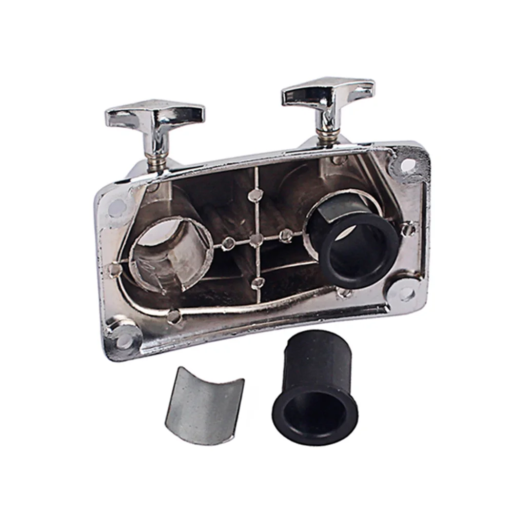 

Trustworthy Drum Bracket Durable Metal Double Hole Base Plate Lightweight Portable Accessory Wc80 Drum Bracket