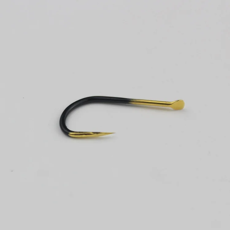 Black Gold New Kanto Fish Hook No Barb Black Pit Athletic Tilapia Carp Fish Hook Big Object Hook Fishing Hook