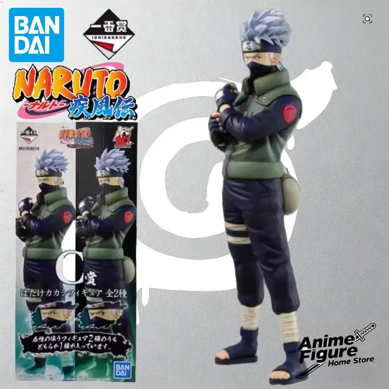 

В наличии: Оригинальная фигурка Bandai Ichiban Kuji Sharingan Hatake Kakashi из аниме, коллекционная модель, мультяшная кукла, настольная игрушка, подарок