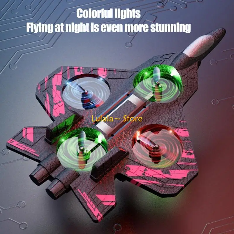 Y4QA EVA Foam Remote Control Quadcopter Combat Aircraft Gyro Stabilization Precise Control Multi Flight Modes