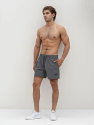 Fitness sports shorts Men's summer slim-fit quick-drying breathable elastic woven shorts Men's sports pants gym training wear