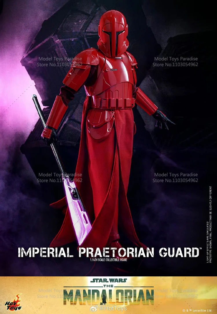 HOTTOYS HT TMS108 1/6 Brinquedos colecionáveis Guarda pretoriana Imperial Star Wars O soldado Mandaloriano 12''Action Figure Modelo Presentes