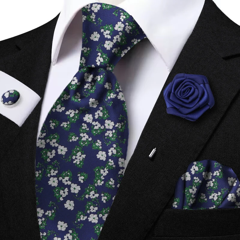 Men's Tie Set For Flower And P - Mens Grooming Kit Gift ulasan dan harga