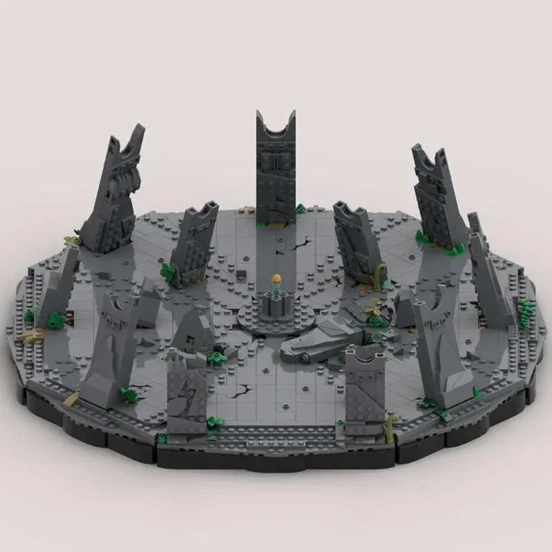 Modelo de película estrella, bloques de construcción Moc, tecnología del templo del universo, bloques modulares, regalos, juguetes de Navidad, conjuntos DIY de montaje