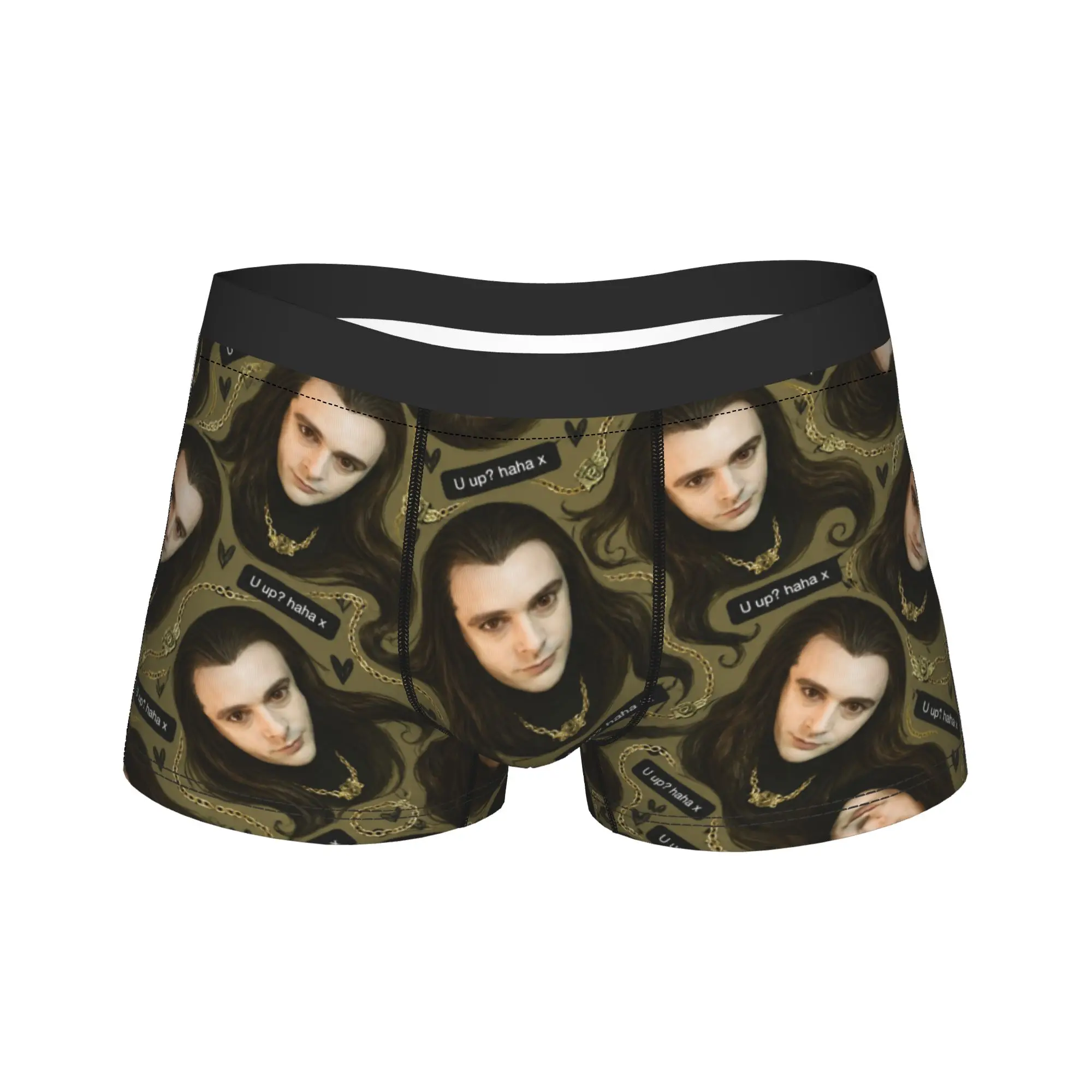 Meme Aro Vampire Twilight Underwear  Males Panties Printed Classic Trunk Quality Boxer Brief Plus Size