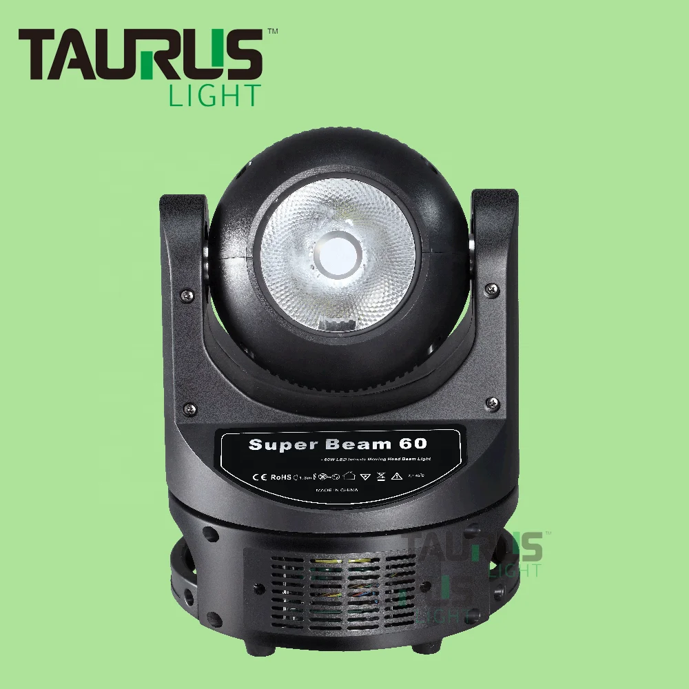 60W multi-chip LED Rgbw Mini Glamor super beam 60W led moving head light for event bar and stage DJ light