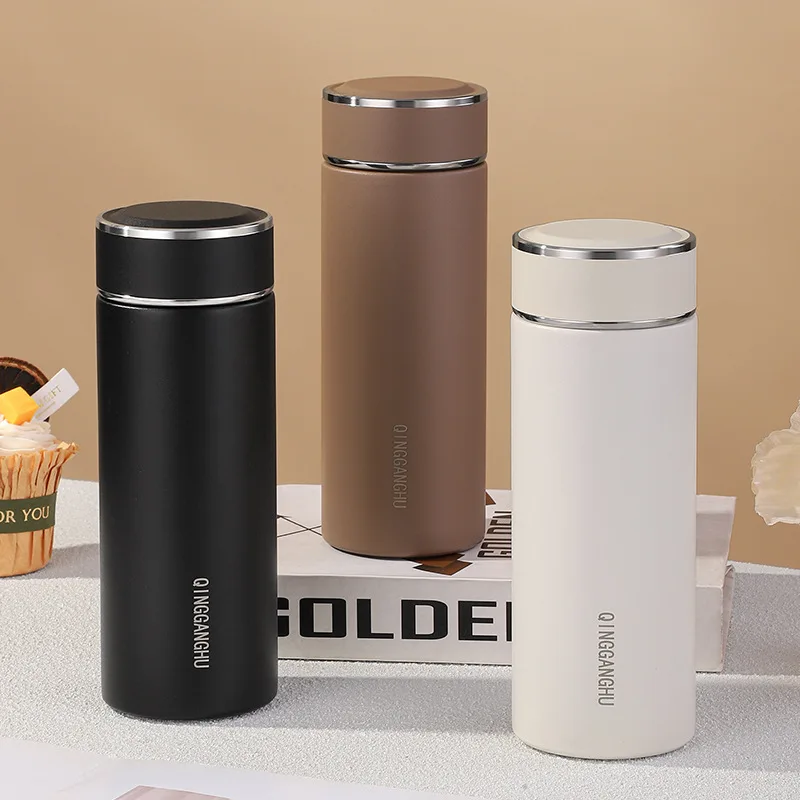 

Изолированная чашка из нержавеющей стали High-Beauty 316, простая и чайная чашка премиум-класса в корейском стиле унисекс, портативная автомобильная чашка