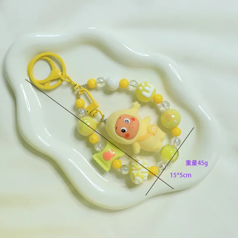 1 قطعة حقيبة سلسلة المفاتيح الكرتون حلي معلقة #6