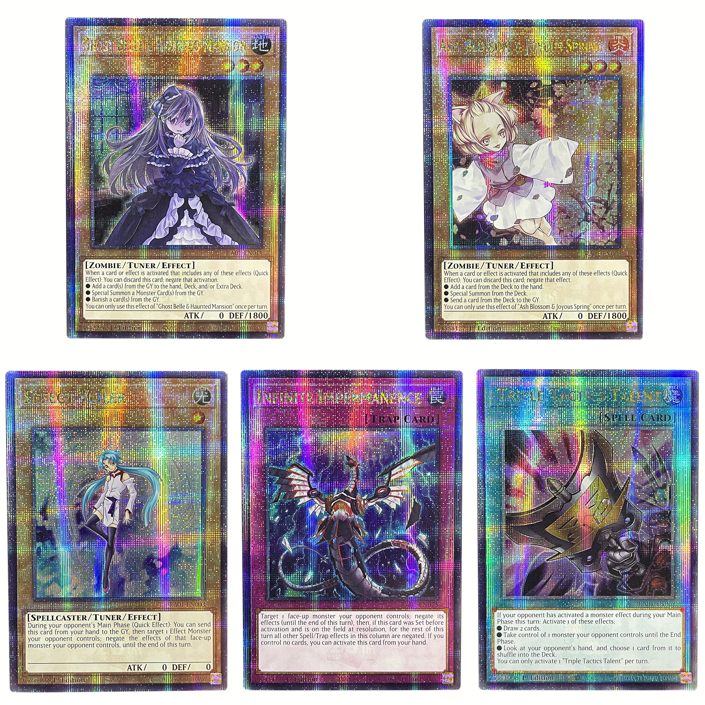 

Редкий югиох секрет четверти века! 25-я редкие коллекционные карты «Особняк с привидениями»/иффектная весна/открытка «Суперзвездный слой»