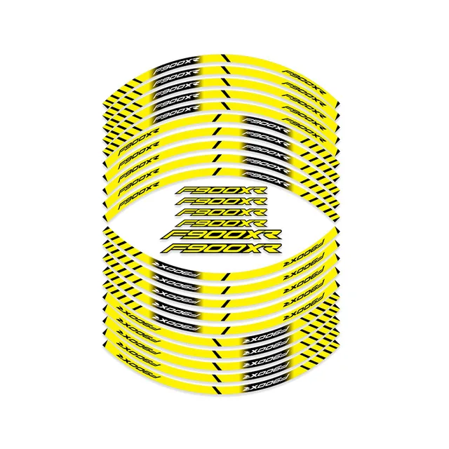 F900xr moto anteriore posteriore ruota adesivi cerchio pneumatico impermeabile adesivo riflettente decalcomania per BMW F900XR F900 XR