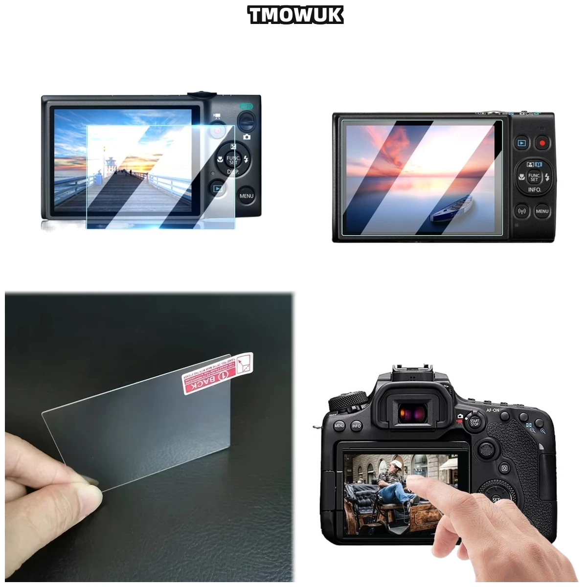 

For Canon SX730 SX740 Sx740hs Sx730hs 9H Hardness HD Clear Tempered Glass Screen Protector Bubble-Free