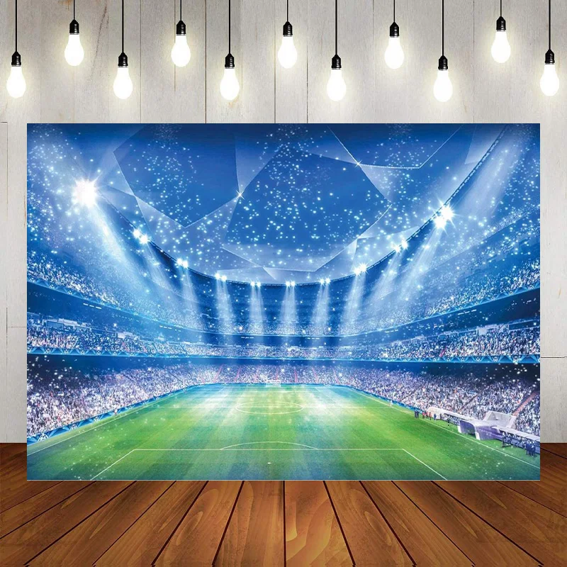 Super Bowl Rugby Sports Hockey Football Football Baseball Stadium Backdrop Party Photography Background Banner Decoration