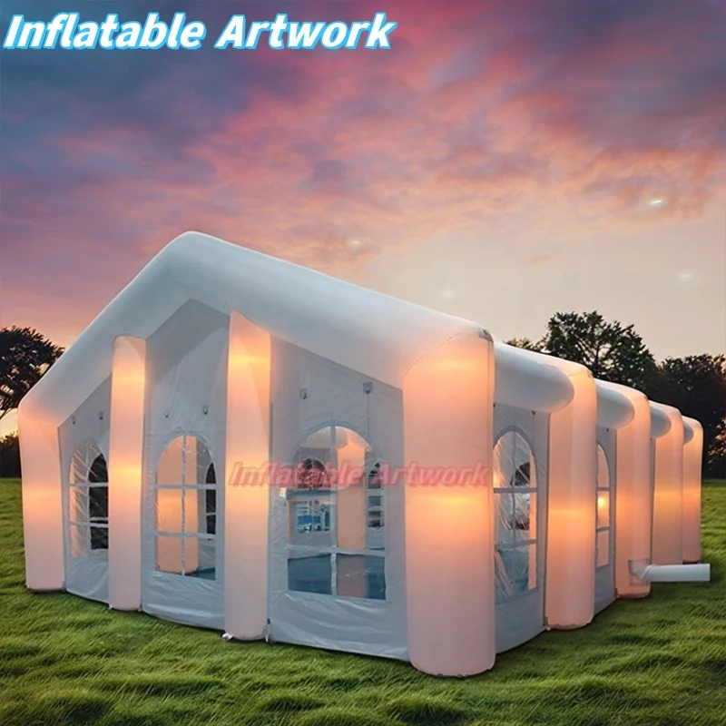 Custom Built Huge LED Air Blown Party Event Marquee Tent for Outdoor Promotion Toys