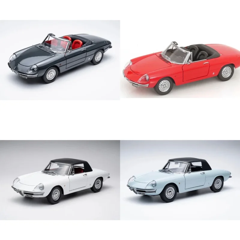 

Diecast TOURING 1/18 Scale Alfa Romeo Duetto Spider 1966 Alloy Car Model Collectible Toy Gift Souvenir Display Ornament