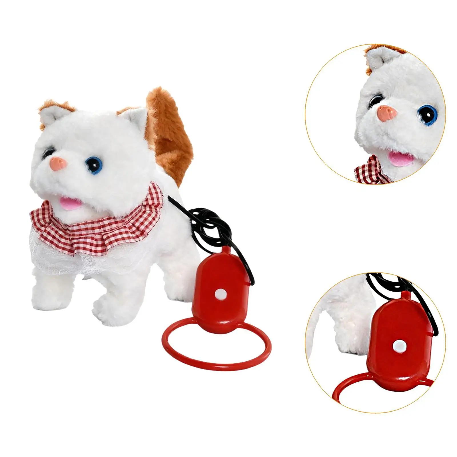 Elektroniczny pluszowy kot, zabawka do chodzenia, śmieszny, uroczy, kawaii, symulacja z dźwiękami i ruchami dla dzieci, dziewczynek i chłopców.