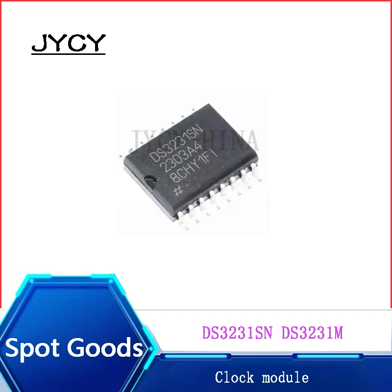 1PCS/lote DS3231SN DS3231M Original in stock SOP-16 Real time clock module chip RTC