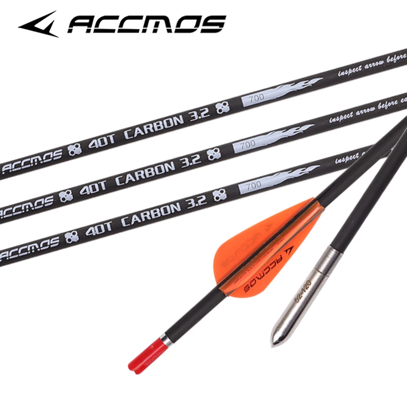 

Archery pure Carbon Arrow id3.2mm spine350 400 450 500 550 600 650 700 800 850 900 shooting and hunting