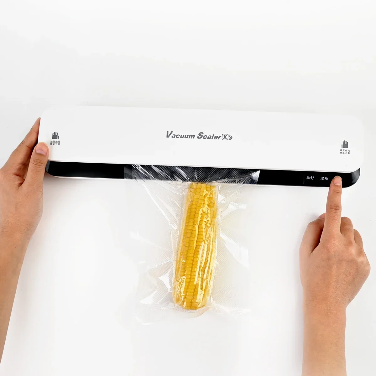 Najlepiej sprzedająca się elektryczna kuchenna zgrzewarka próżniowa do przechowywania żywności Prosta obsługa Małe domowe automatyczne próżniowe zgrzewarki do żywności