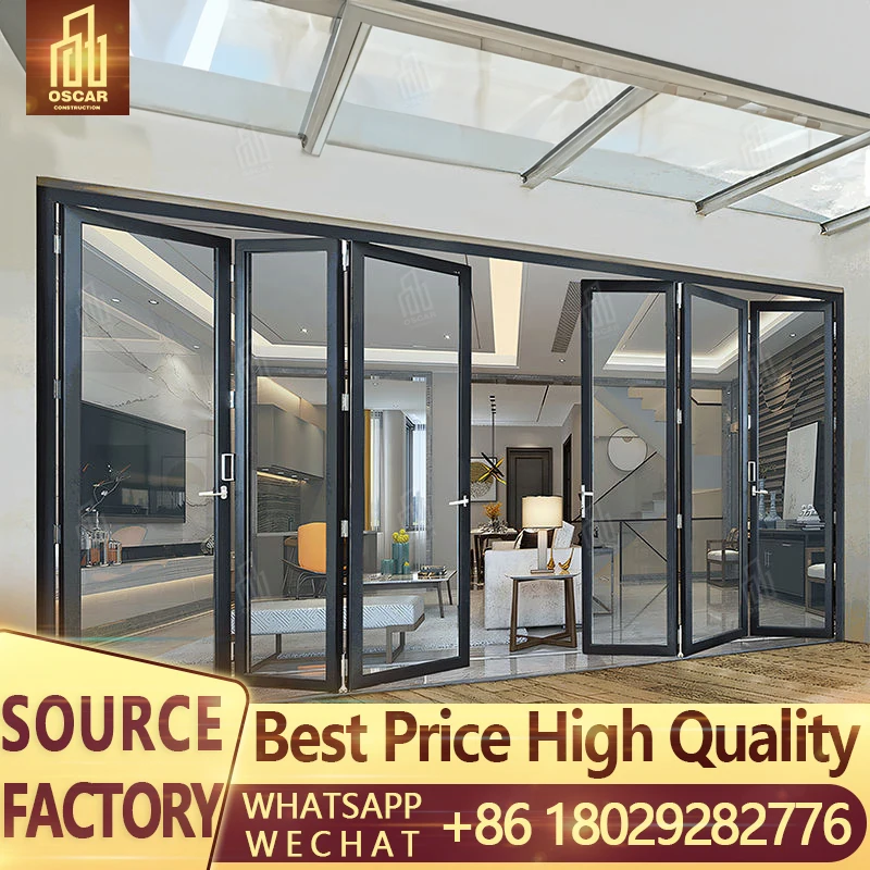 Realtime Modern Style sound resistance Customization security bifold doors New Style Turkish Door