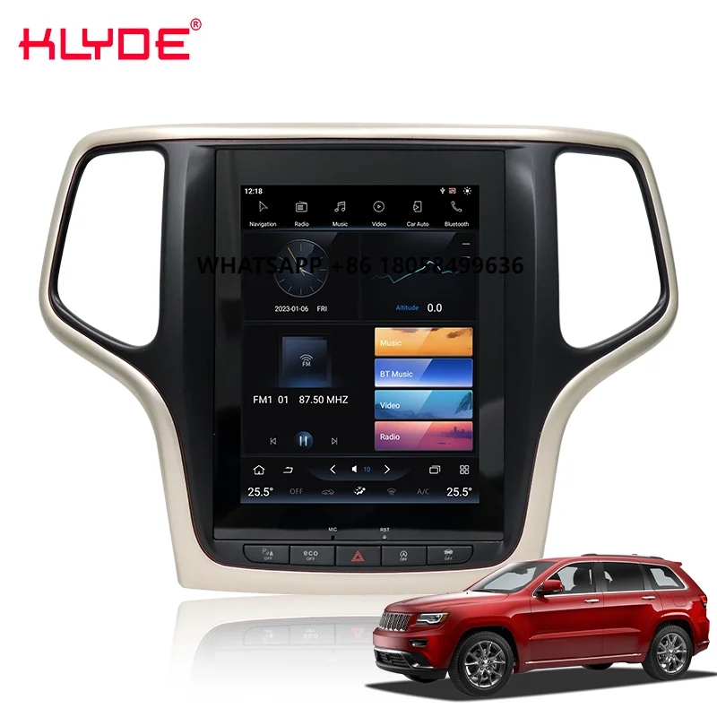 

9.7 Inch Vertical Screen Android Multimedia Player for Jeep Grand Cherokee 2012-2018 Android Navigation Car Stereo Radio
