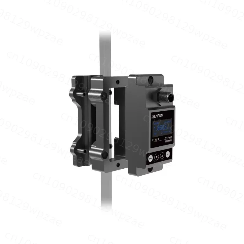 Senpum Oled Display Flow Meter Water Flow Measurement Sensor RS485 DN50 Clamp on Ultrasonic Fuel Flow Meter