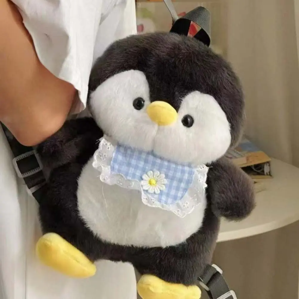 

Милый фартук, рюкзак с изображением пингвина, большая вместительная детская школьная сумка JK Lolita, сумка на плечо с животными, женская сумка