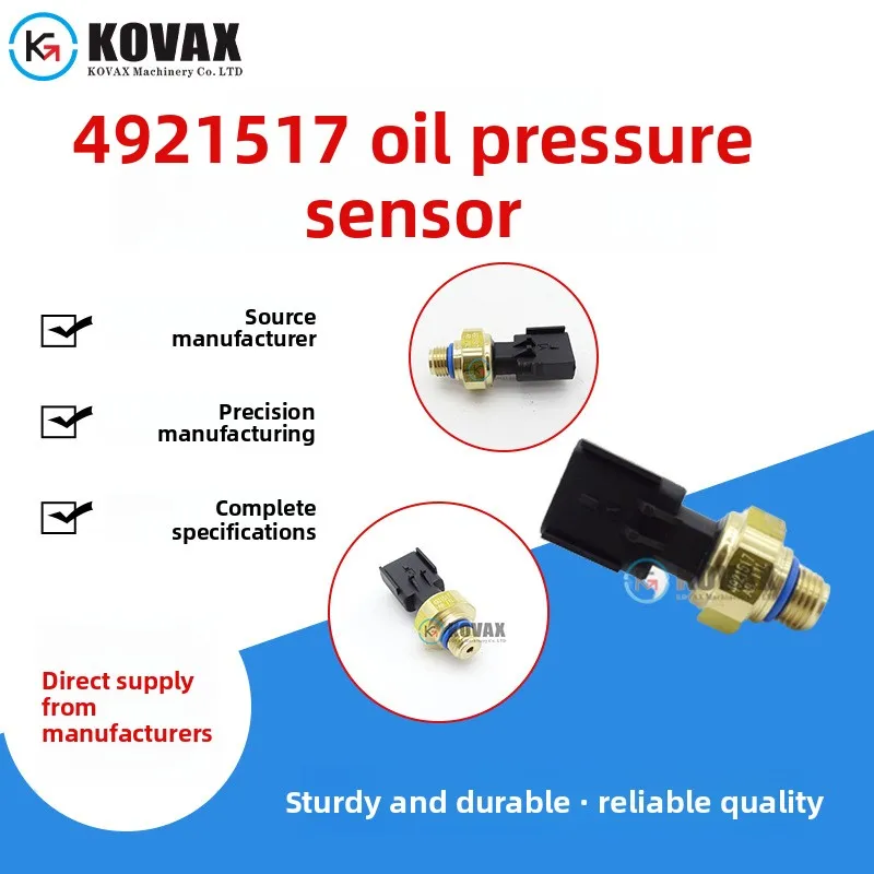 

4921517 Oil Pressure Sensor ISX11.9 IXS15 Excavator Sensor Accessories Manufacturer Wholesale