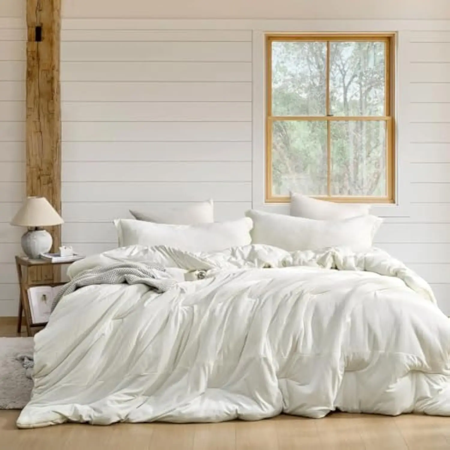 

Love Thick - Calming Coma Inducer® Oversized Queen Comforter Set - Milky White