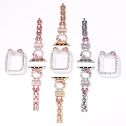 Bling Band for Apple Watch Ultra 46mm 38mm 40mm 44mm 41mm 45mm 49mm Diamond Metal Strap Iwatch Series 10 42mm 9 8 7 6 SE 5 4 3