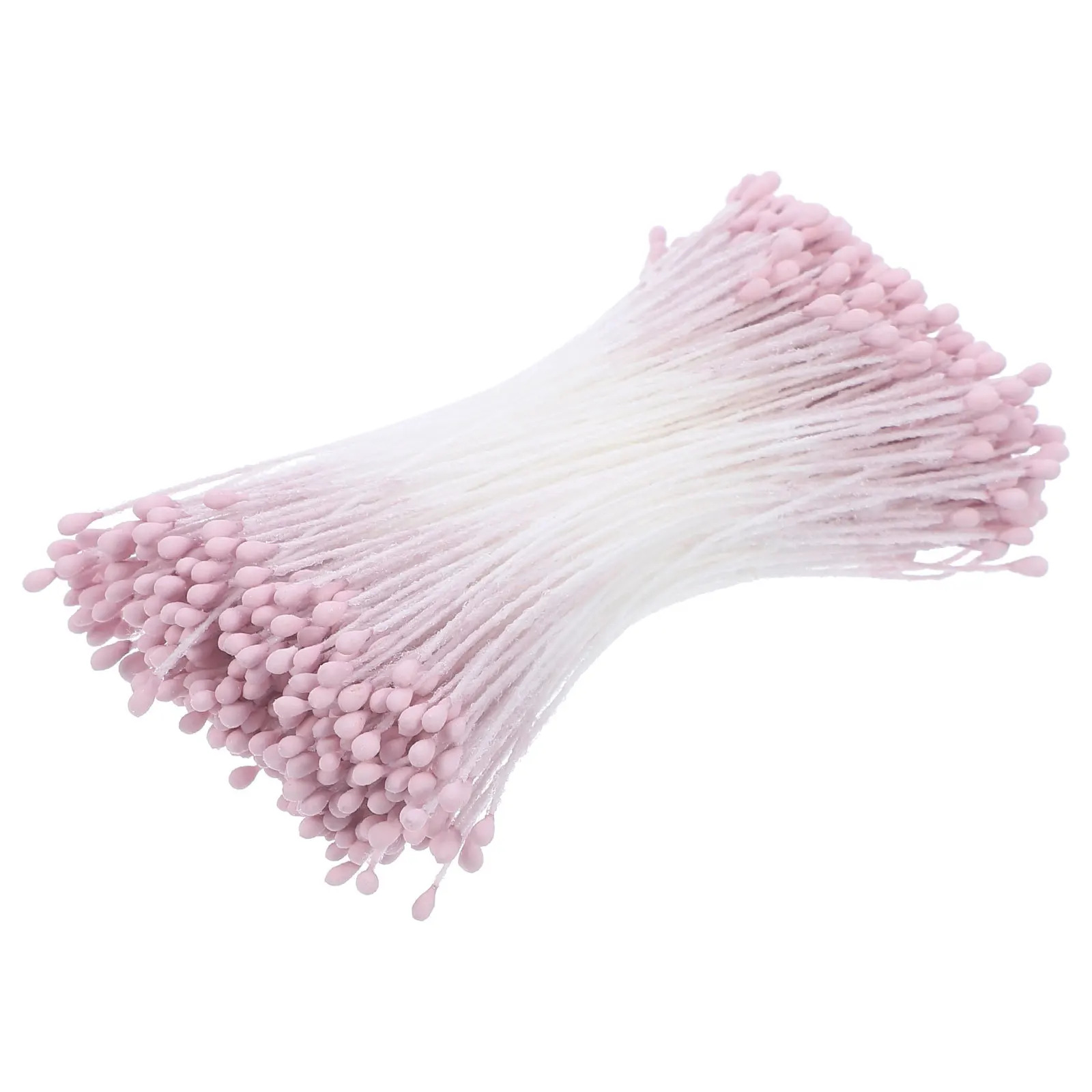 1 حقيبة مساليف زهرة اصطناعية رؤوس مزدوجة ماتي الزهور الصناعية السداة لصنع الزهور DIY بها بنفسك حفلة الحرف الزهرية