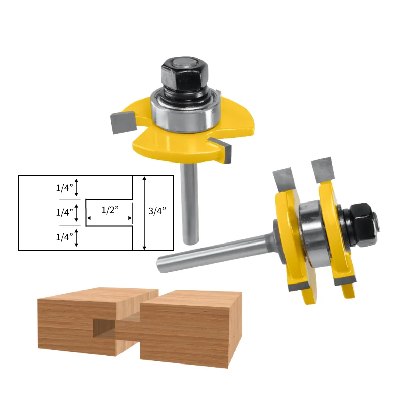 木工用tスロットドリル,木工切削工具用フライス,木工ツール