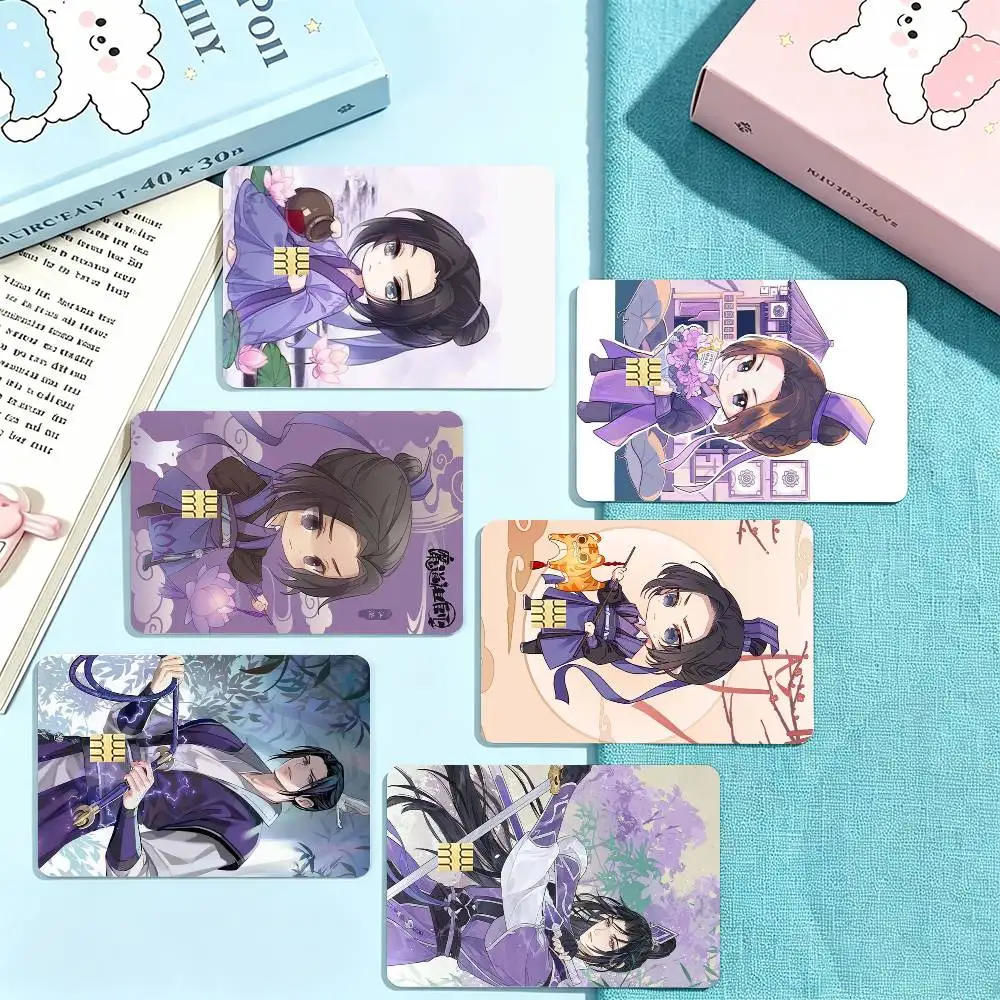 Anime Mo Dao Zu Shi Jiang Cheng Credit Card HD Stickers Small Chip Waterproof Sticker Game Card Decal Gift