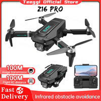 Z16 PRO RC Drone with Dual Cameras 2.4G WiFi Foldable Quadcopter Infrared Obstacle Avoidance RC Helicopter Toy For Children Gift