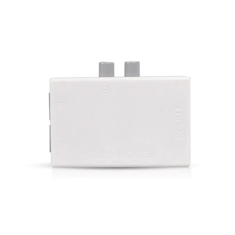 RJ45 2M منفذين محول شبكة صغيرة مشاركة الشبكة الداخلية والخارجية