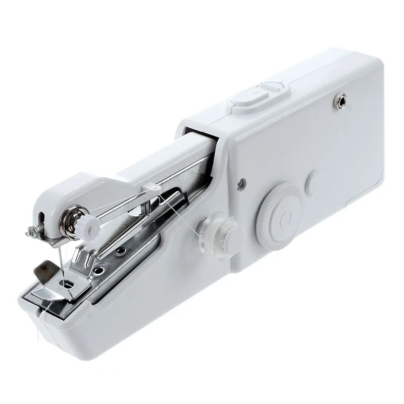 Mini Handheld Sewing Machine, Portable Manual Stitching Tool for Shoe Bags, Multifunctional Manual Sew with Buckle Hole