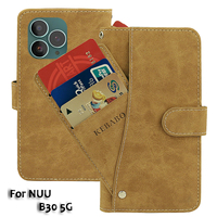 Vintage Leather Wallet NUU B30 5G Case 6.7\
