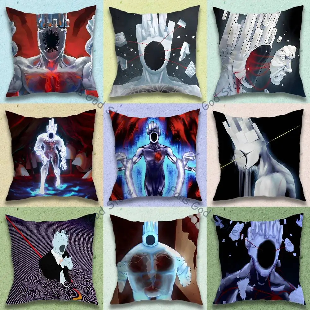 U-ULTRAKILL Minnos Prime Anime Celebrity Merchandise All-Match Printed Pillow Case Sofa Car Office Room Decoration Protector