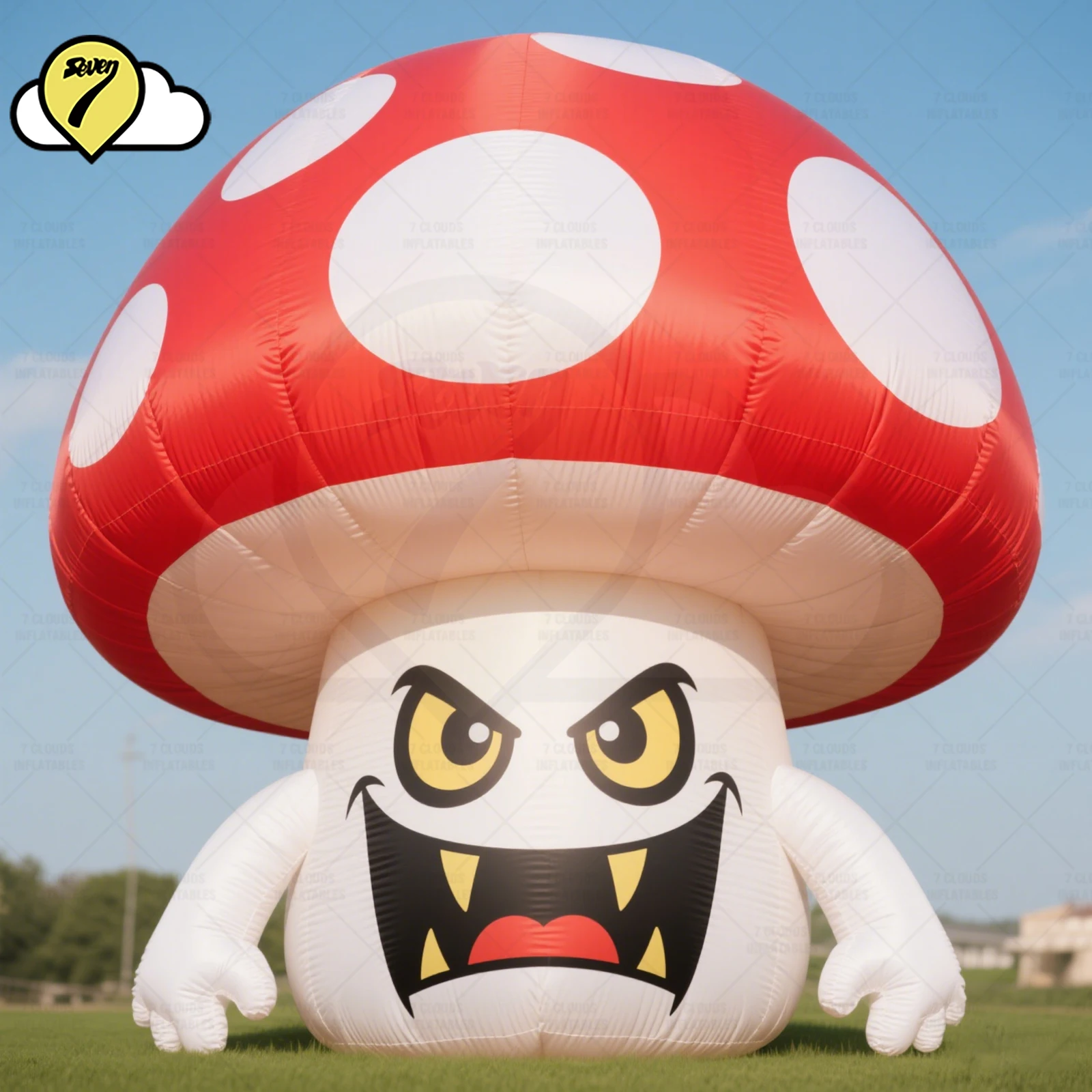 Customize Giant New Inflatable Mushroom with LED Light and Blower Hallowmas Decoration for Outside Christmas Party and Stage