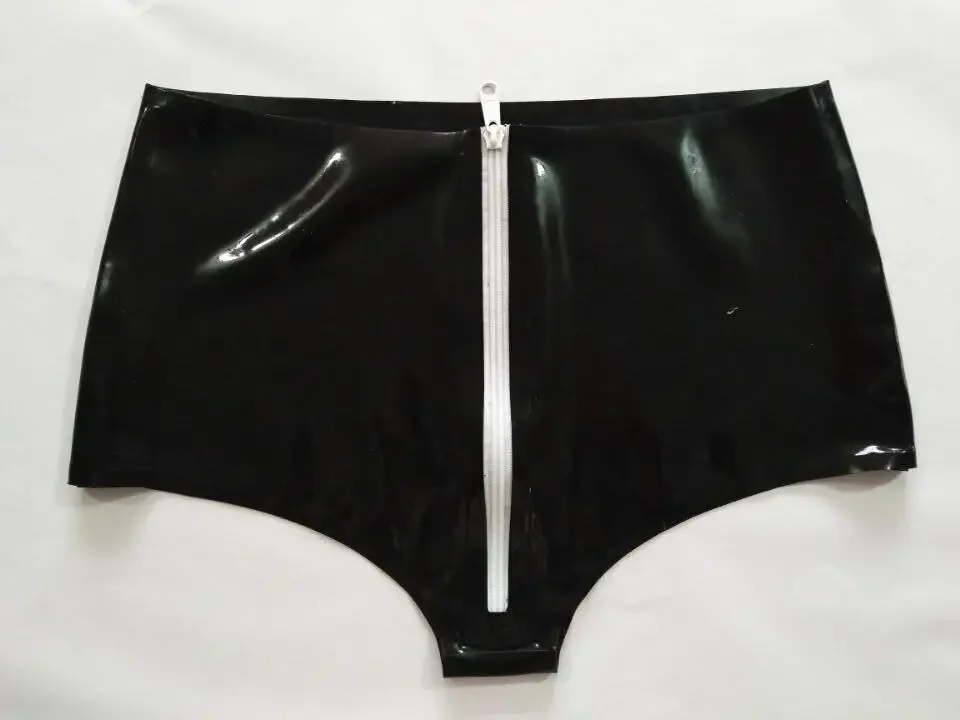 

Latex Schwarz Boxer Shorts Underwear 100% Rubber Gummi Zipper 0.4mm Size S-XXL