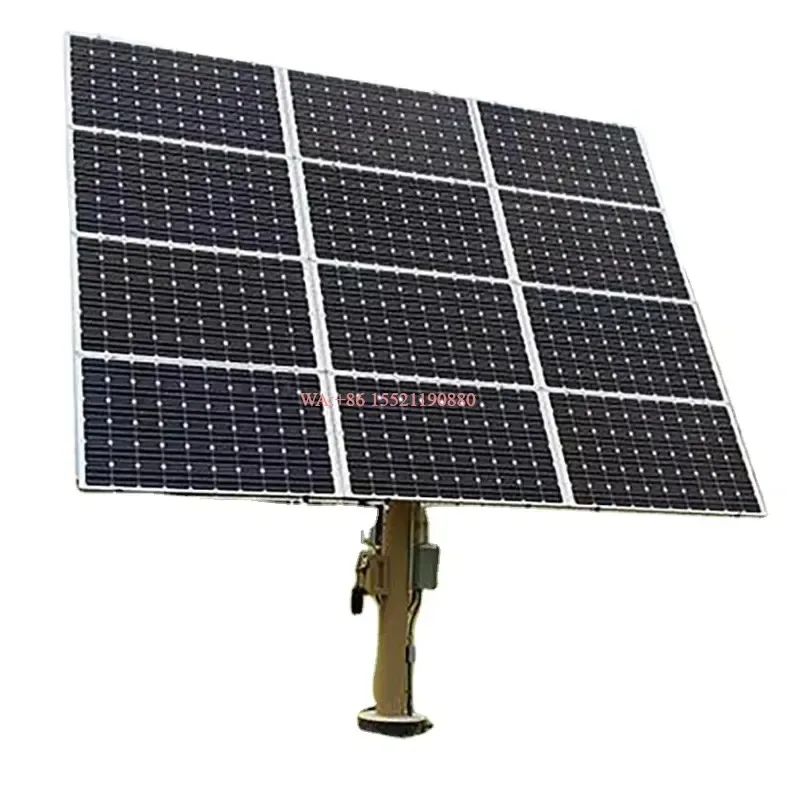 wmwmnu 2KW Dual Axis Solar Panel Tracking System Kit All Key Components Included Ground Mounted Two Axes Solar Tracker