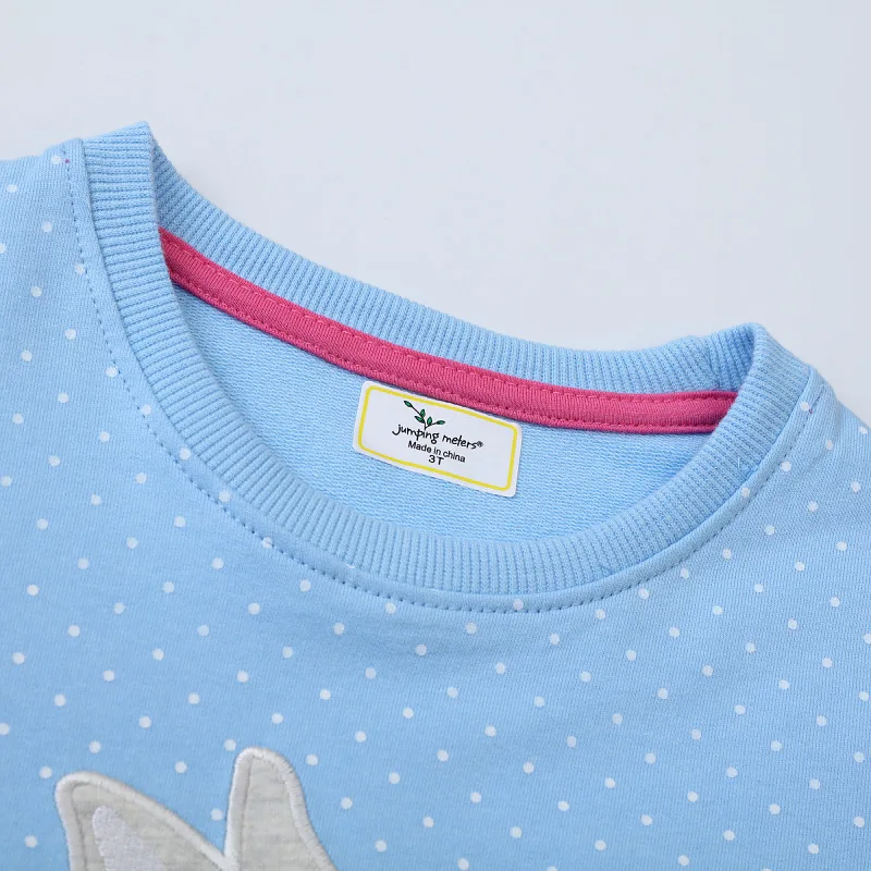 

Children's Cartoon Terry Pullover Sweatshirt Girls' Top Ribbed Collar Long Sleeve Base Shirt Spring Autumn New Baby Clothing