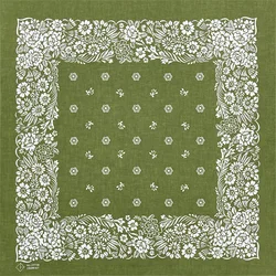 Foulard carré en coton imprimé ancre, nouveau Design, Hip Hop, vert Olive, Bandana marin, bandeau Paisley, unisexe, cadeaux