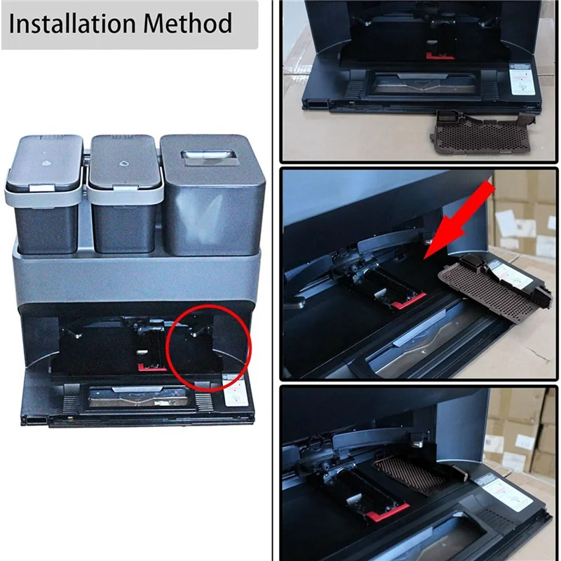 ABUD-4X Spazzola di manutenzione e accessori per il montaggio del filtro dell'acqua per Roborock S7 Max Dock di riempimento per lavaggio vuoto ultra completamente automatico
