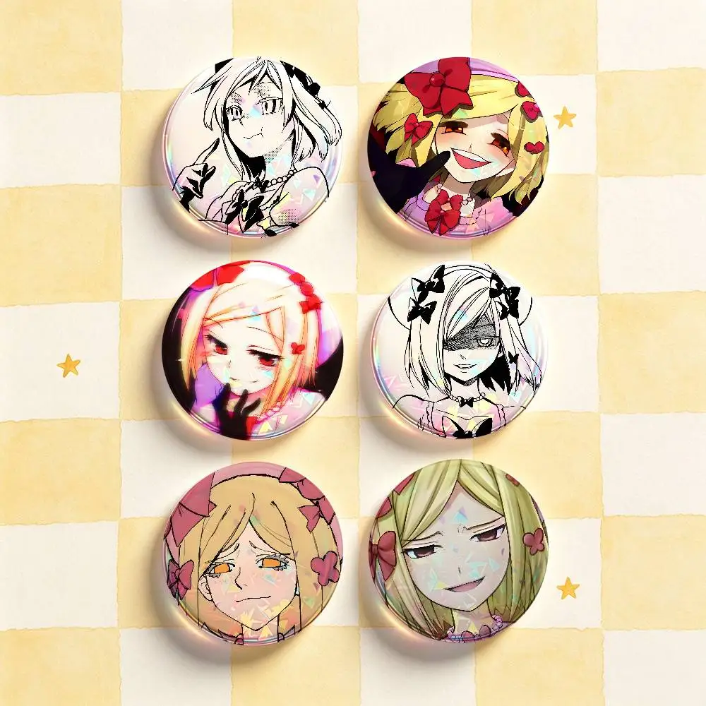 L-Lambdadelta Umineko Badges Round Nijigen Otaku Culture IP peripheral products 58mm 44mm 32mm 75mm 25mm Mini