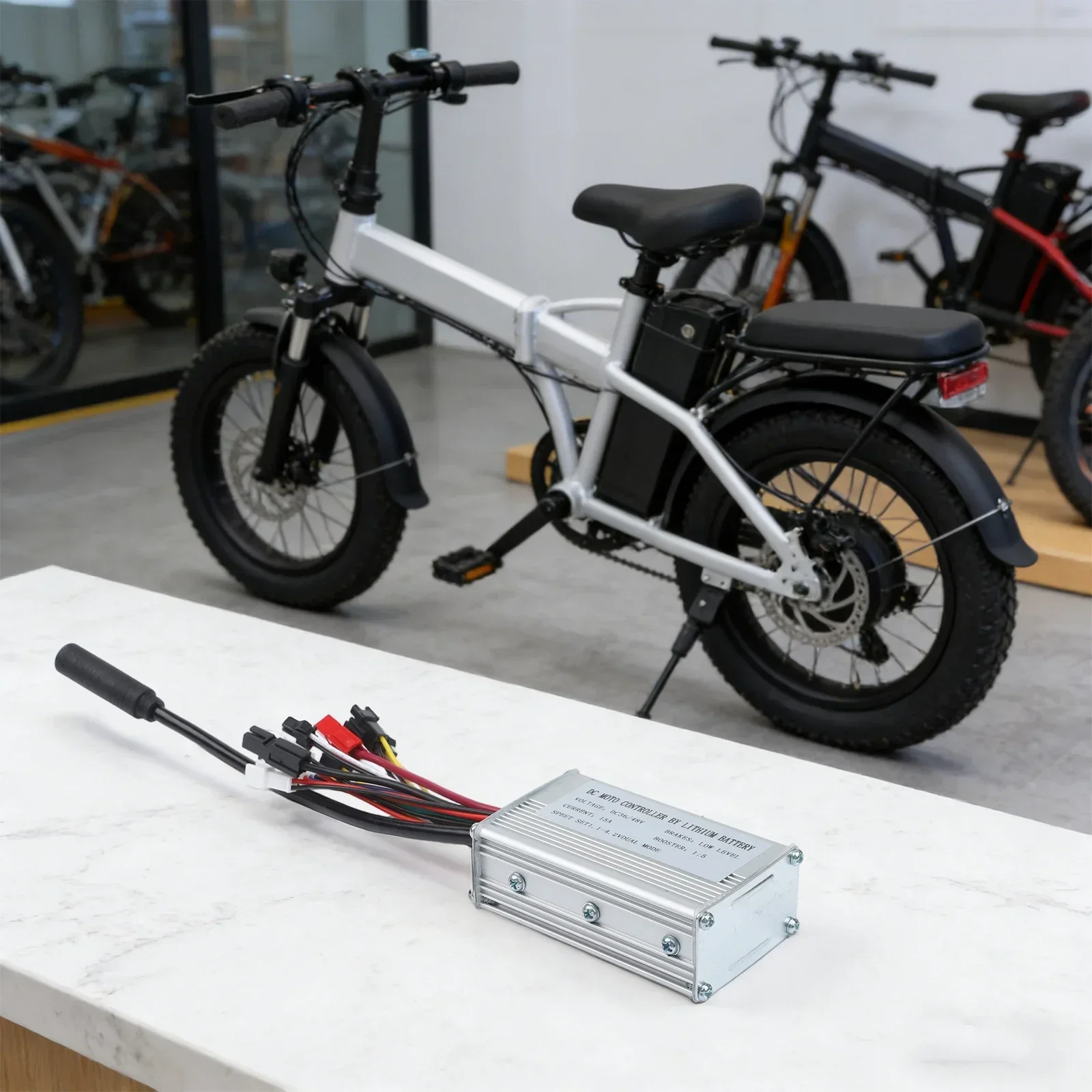 JN Controller for Ebike Brushless Hub Motor Supports 15A Current Compatible with 36V 48V and 250W 350W Power Systems