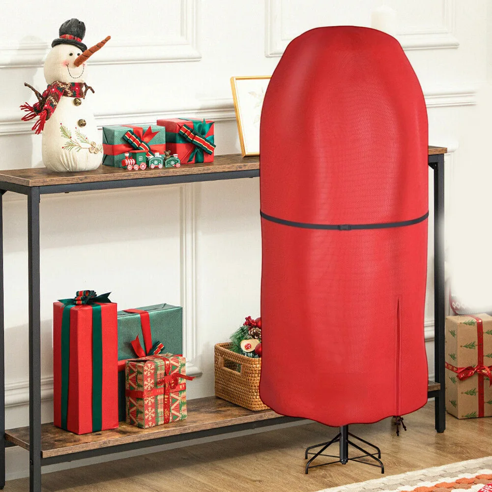 

Upright Christmas Tree Storage Bag with Adjustable Straps for Artificial Trees up to 9 ft Waterproof Oxford Cloth Cover